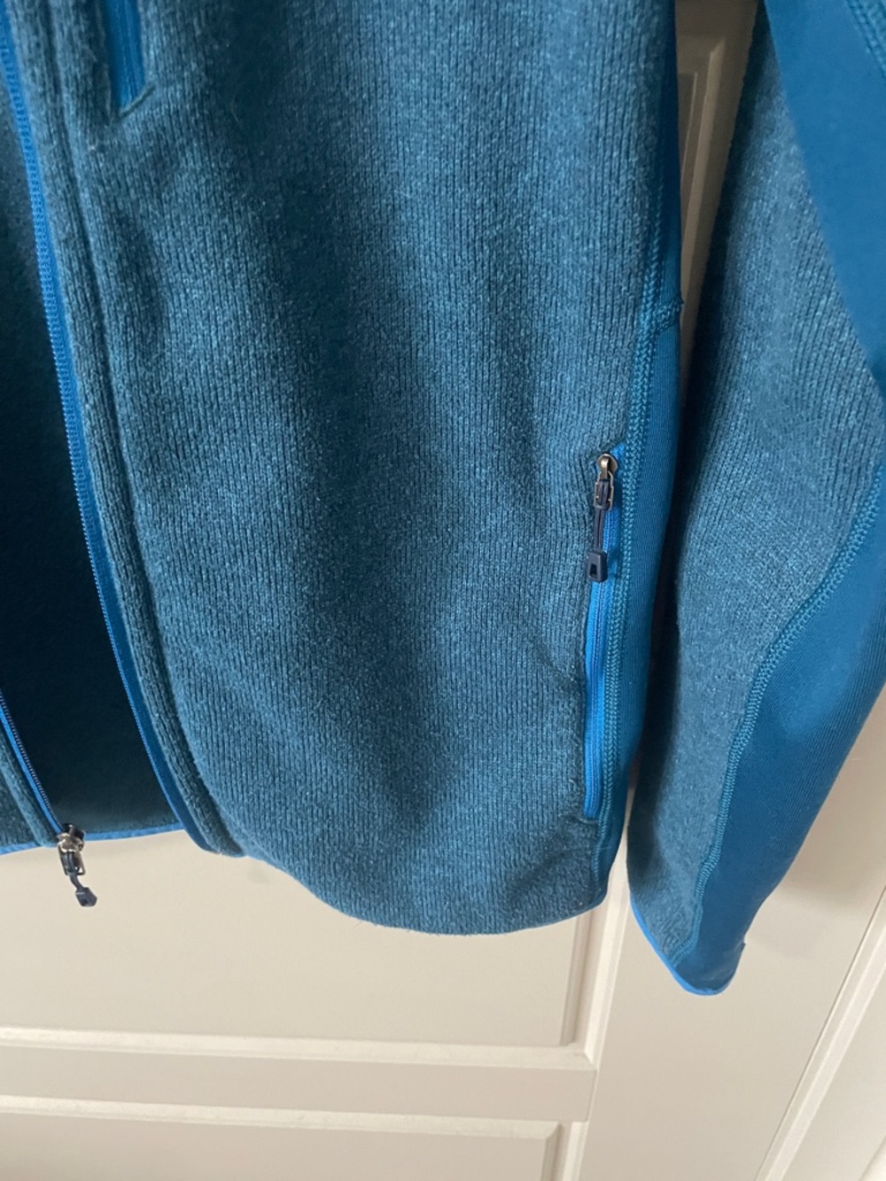 Patagonia Teal Blue Full-Zip Fleece Jacket - Picture 6 of 9